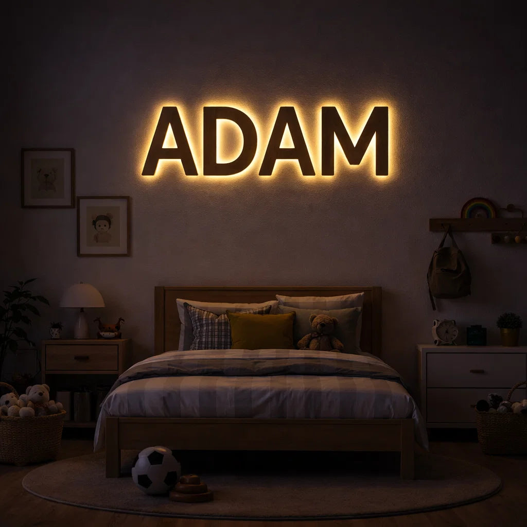 Personalized Name Wooden Wall Art